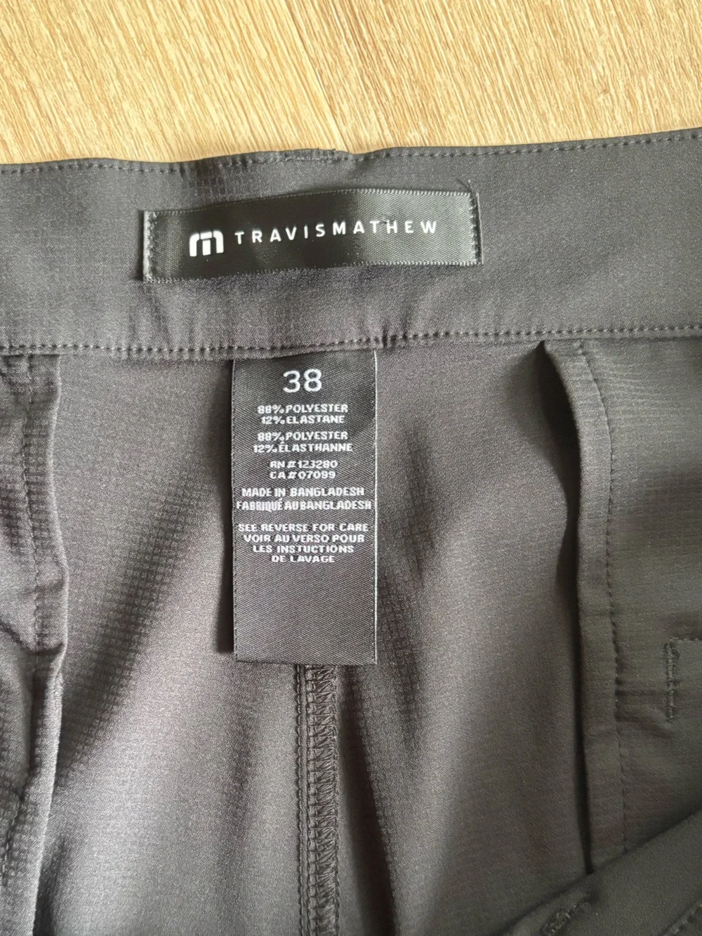TravisMathew Men's Black lightweight Performance Jogger Pants